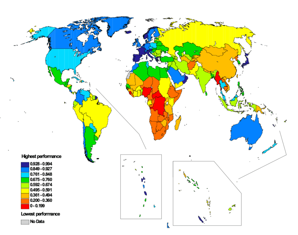 World's Highest Performing Healthcare Systems Wondering Maps